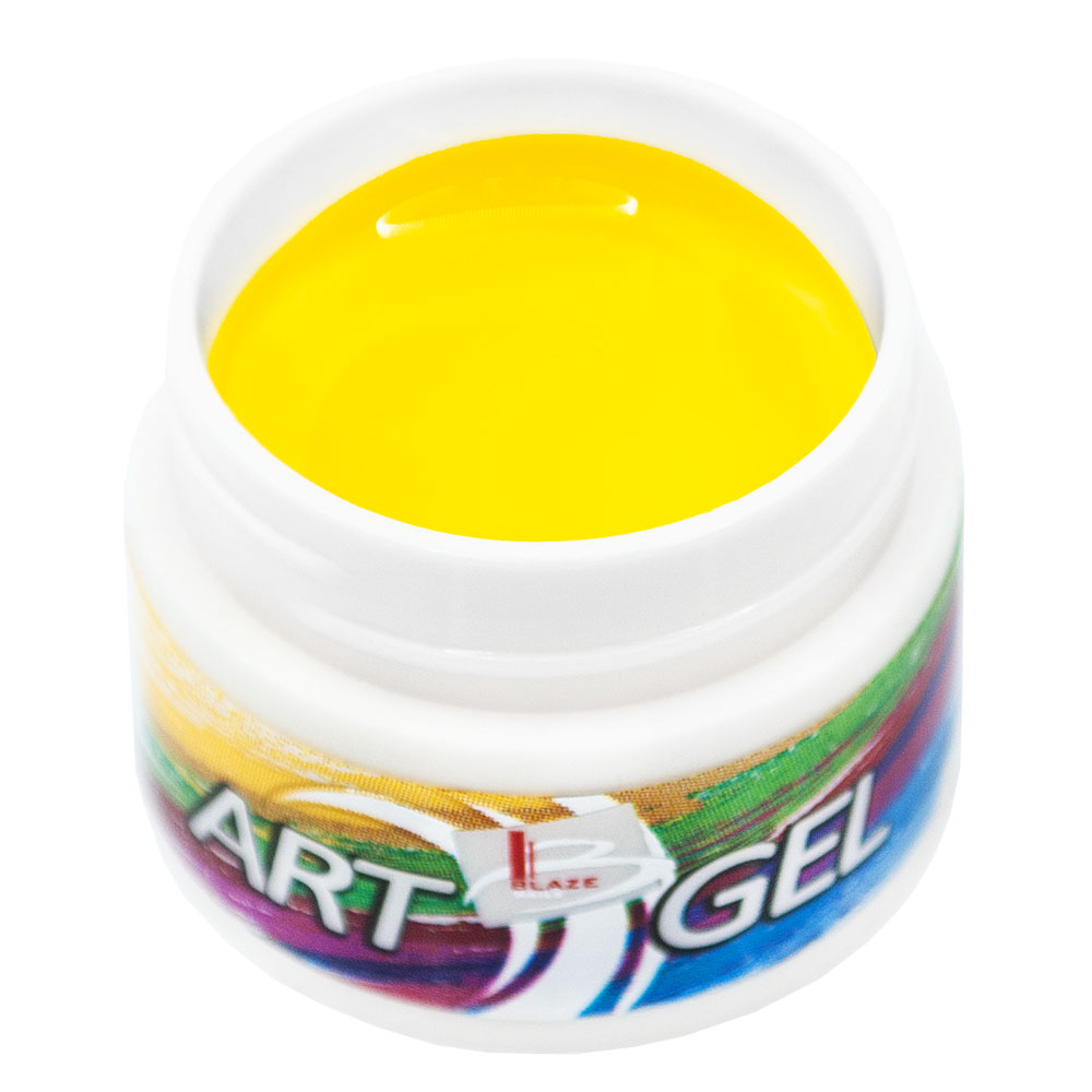 BLAZE Art Gel, Yellow - Гель-фарба жовта, 5 мл